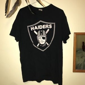 A funny Raiders Haiders shirt